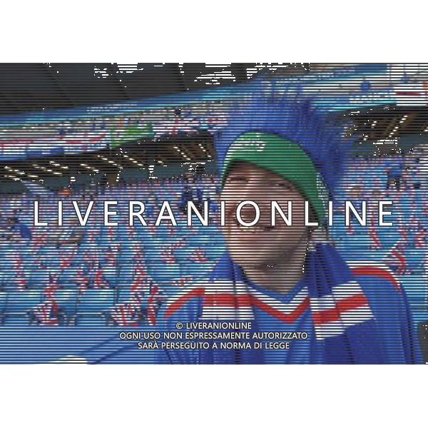 Coppa UEFA 2008 Finale Manchester - 14.05.2008 Zenit San Pietroburgo-Rangers Glasgow Nella Foto: TIFOSI RANGERS Ph.Vitez-Ag. Aldo Liverani