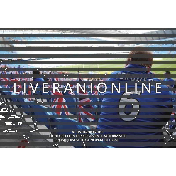 Coppa UEFA 2008 Finale Manchester - 14.05.2008 Zenit San Pietroburgo-Rangers Glasgow Nella Foto: TIFOSI RANGERS Ph.Vitez-Ag. Aldo Liverani