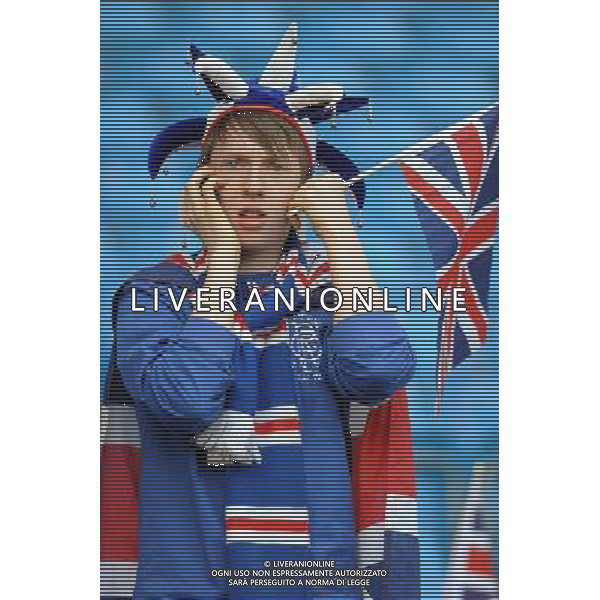 Coppa UEFA 2008 Finale Manchester - 14.05.2008 Zenit San Pietroburgo-Rangers Glasgow Nella Foto: TIFOSI RANGERS Ph.Vitez-Ag. Aldo Liverani