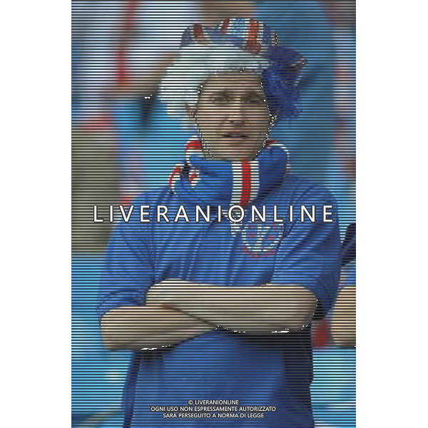 Coppa UEFA 2008 Finale Manchester - 14.05.2008 Zenit San Pietroburgo-Rangers Glasgow Nella Foto: TIFOSI RANGERS Ph.Vitez-Ag. Aldo Liverani