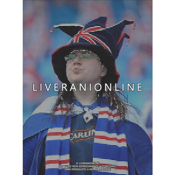 Coppa UEFA 2008 Finale Manchester - 14.05.2008 Zenit San Pietroburgo-Rangers Glasgow Nella Foto: TIFOSI RANGERS Ph.Vitez-Ag. Aldo Liverani