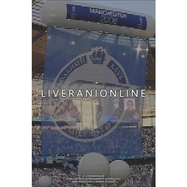 Coppa UEFA 2008 Finale Manchester - 14.05.2008 Zenit San Pietroburgo-Rangers Glasgow Nella Foto: COREOGRAFIA Ph.Vitez-Ag. Aldo Liverani