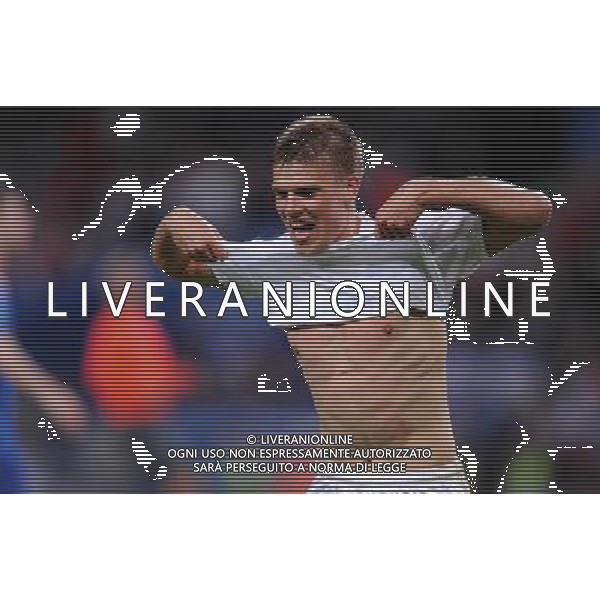 Coppa UEFA 2008 Finale Manchester - 14.05.2008 Zenit San Pietroburgo-Rangers Glasgow Nella Foto: ESULTANZA DOPO IL GOL DI DENISOV IGOR DEL 1-0 Ph.Vitez-Ag. Aldo Liverani