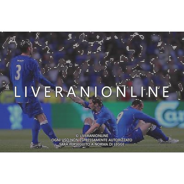 Coppa UEFA 2008 Finale Manchester - 14.05.2008 Zenit San Pietroburgo-Rangers Glasgow Nella Foto: DELUSIONE GIOCATORI RANGERS Ph.Vitez-Ag. Aldo Liverani