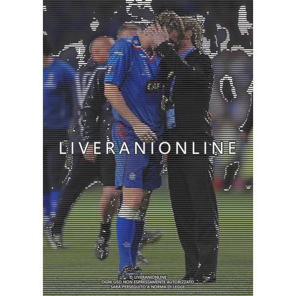 Coppa UEFA 2008 Finale Manchester - 14.05.2008 Zenit San Pietroburgo-Rangers Glasgow Nella Foto: DELUSIONE GIOCATORI RANGERS Ph.Vitez-Ag. Aldo Liverani