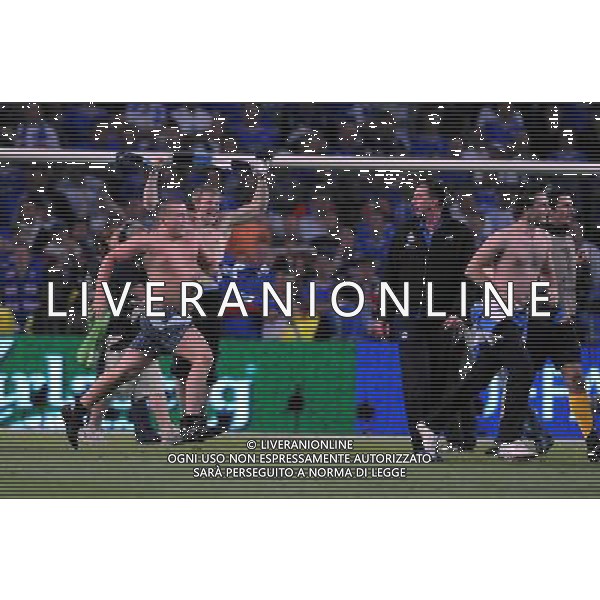 Coppa UEFA 2008 Finale Manchester - 14.05.2008 Zenit San Pietroburgo-Rangers Glasgow Nella Foto: INVASIONE DI CAMPO TIFOSI ZENIT Ph.Vitez-Ag. Aldo Liverani