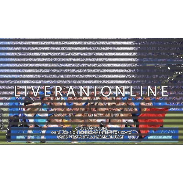 Coppa UEFA 2008 Finale Manchester - 14.05.2008 Zenit San Pietroburgo-Rangers Glasgow Nella Foto: GIOCATORI ZENIT FESTEGGIANO LA VITTORIA Ph.Vitez-Ag. Aldo Liverani