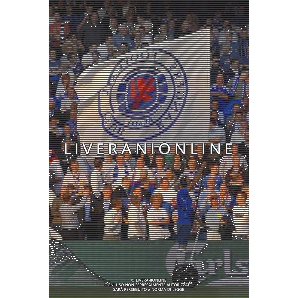 Coppa UEFA 2008 Finale Manchester - 14.05.2008 Zenit San Pietroburgo-Rangers Glasgow Nella Foto:COREOGRAFIA /Ph.Vitez-Ag. Aldo Liverani