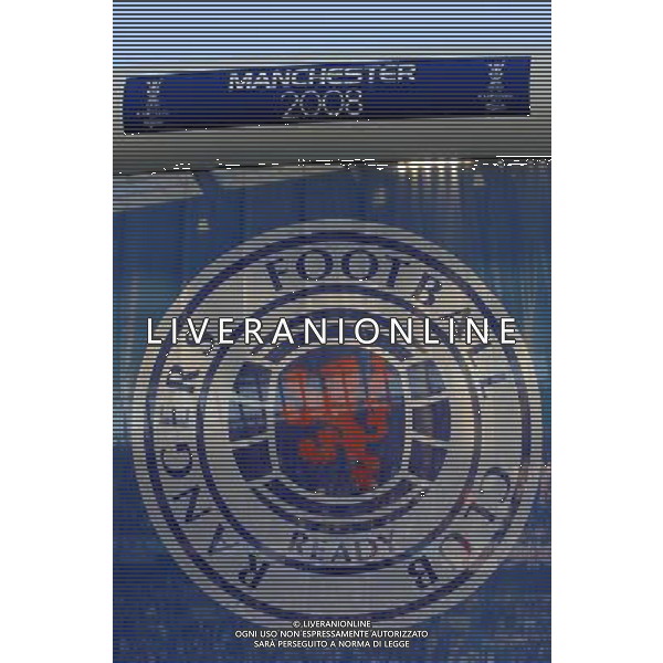 Coppa UEFA 2008 Finale Manchester - 14.05.2008 Zenit San Pietroburgo-Rangers Glasgow Nella Foto:COREOGRAFIA /Ph.Vitez-Ag. Aldo Liverani