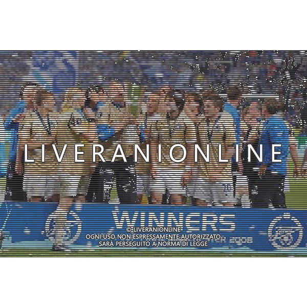 Coppa UEFA 2008 Finale Manchester - 14.05.2008 Zenit San Pietroburgo-Rangers Glasgow Nella Foto:FESTEGGIAMENTI ZENIT /Ph.Vitez-Ag. Aldo Liverani