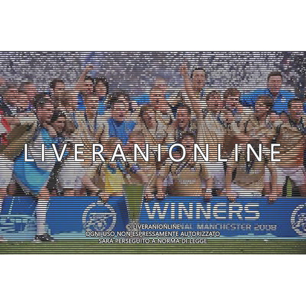 Coppa UEFA 2008 Finale Manchester - 14.05.2008 Zenit San Pietroburgo-Rangers Glasgow Nella Foto:FESTEGGIAMENTI ZENIT /Ph.Vitez-Ag. Aldo Liverani