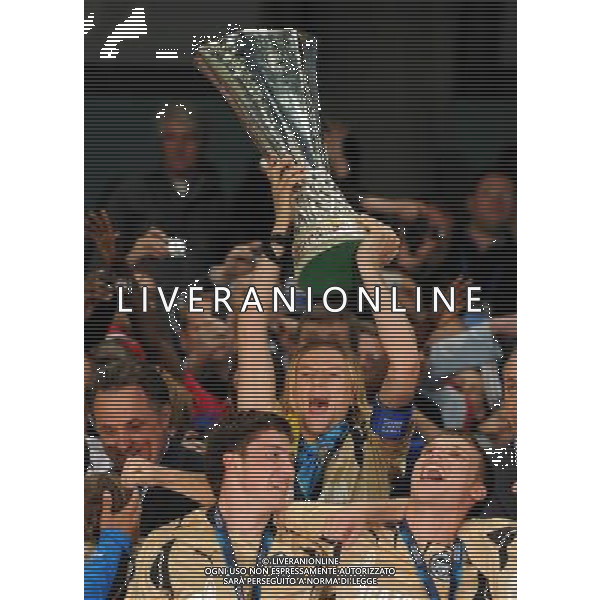 Coppa UEFA 2008 Finale Manchester - 14.05.2008 Zenit San Pietroburgo-Rangers Glasgow Nella Foto:PREMIAZIONE ZENIT /Ph.Vitez-Ag. Aldo Liverani