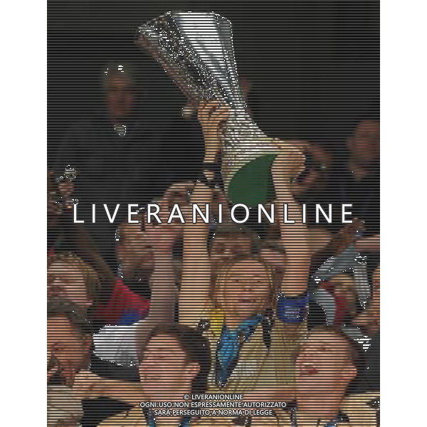 Coppa UEFA 2008 Finale Manchester - 14.05.2008 Zenit San Pietroburgo-Rangers Glasgow Nella Foto:PREMIAZIONE ZENIT /Ph.Vitez-Ag. Aldo Liverani