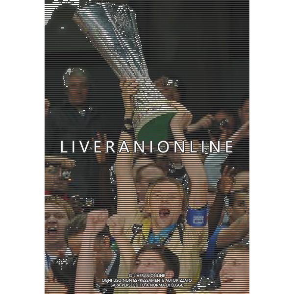 Coppa UEFA 2008 Finale Manchester - 14.05.2008 Zenit San Pietroburgo-Rangers Glasgow Nella Foto:PREMIAZIONE ZENIT /Ph.Vitez-Ag. Aldo Liverani