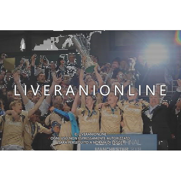 Coppa UEFA 2008 Finale Manchester - 14.05.2008 Zenit San Pietroburgo-Rangers Glasgow Nella Foto:PREMIAZIONE ZENIT /Ph.Vitez-Ag. Aldo Liverani