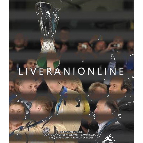 Coppa UEFA 2008 Finale Manchester - 14.05.2008 Zenit San Pietroburgo-Rangers Glasgow Nella Foto:PREMIAZIONE ZENIT /Ph.Vitez-Ag. Aldo Liverani
