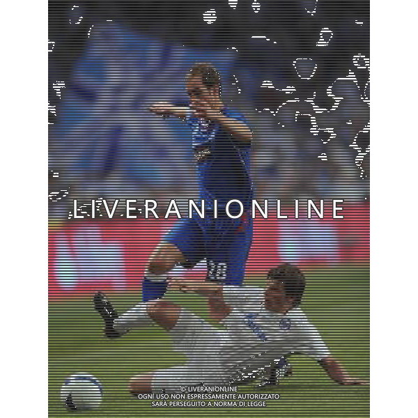Coppa UEFA 2008 Finale Manchester - 14.05.2008 Zenit San Pietroburgo-Rangers Glasgow Nella Foto:WHITTAKER STEVEN-ARSHAVIN ANDREI /Ph.Vitez-Ag. Aldo Liverani