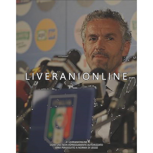 Roma - Hotel Parco dei Principi - Conferenza stampa per la lista dei giocatori della nazionale convocati per gli EUROPEI 2008 nella foto: il Ct Roberto Donadoni ph Corradetti / ag. Aldo Liverani