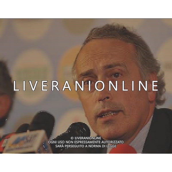 Roma - Hotel Parco dei Principi - Conferenza stampa per la lista dei giocatori della nazionale convocati per gli EUROPEI 2008 nella foto: Giancarlo Abete ph Corradetti / ag. Aldo Liverani