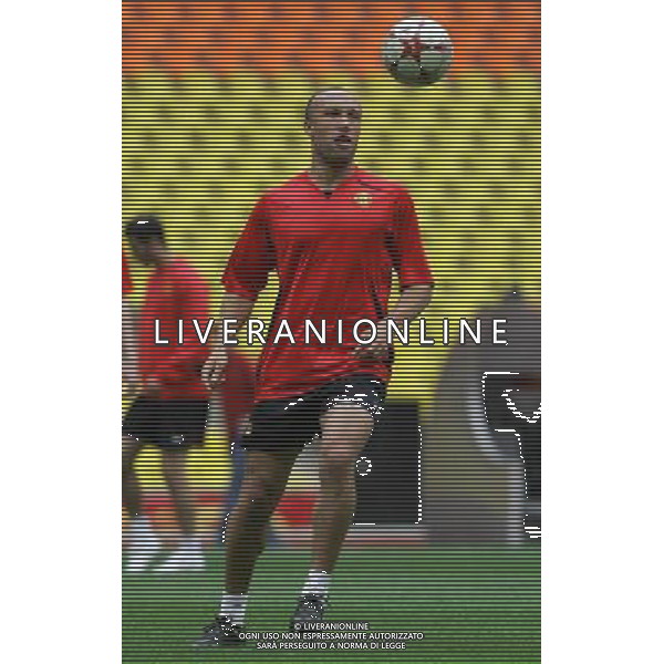 stadio Luzhniki Mosca (RUS) 20-05-2008 allenamento Manchester United nella foto Mikael silvestre ph marco luzzani/ag aldo liverani s.a.s.