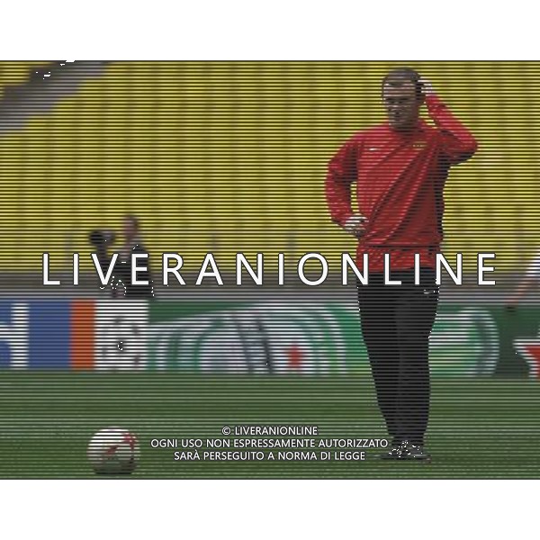 stadio Luzhniki Mosca (RUS) 20-05-2008 allenamento Manchester United nella foto wayne rooney ph marco luzzani/ag aldo liverani s.a.s.