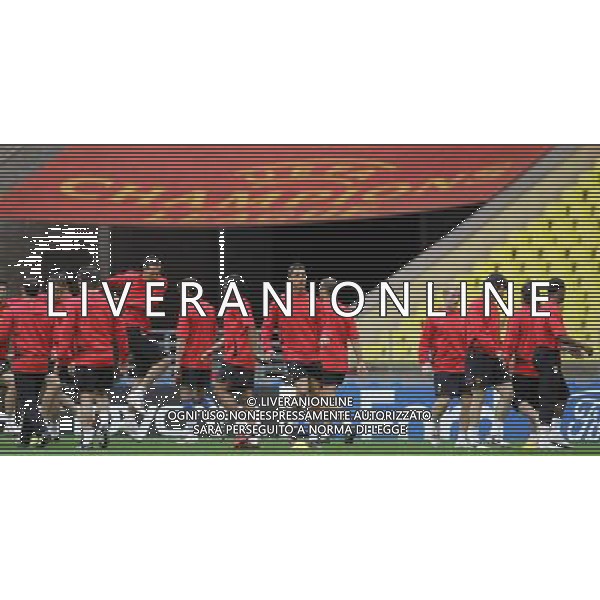 stadio Luzhniki Mosca (RUS) 20-05-2008 allenamento Manchester United nella foto allenamento di gruppo ph marco luzzani/ag aldo liverani s.a.s.
