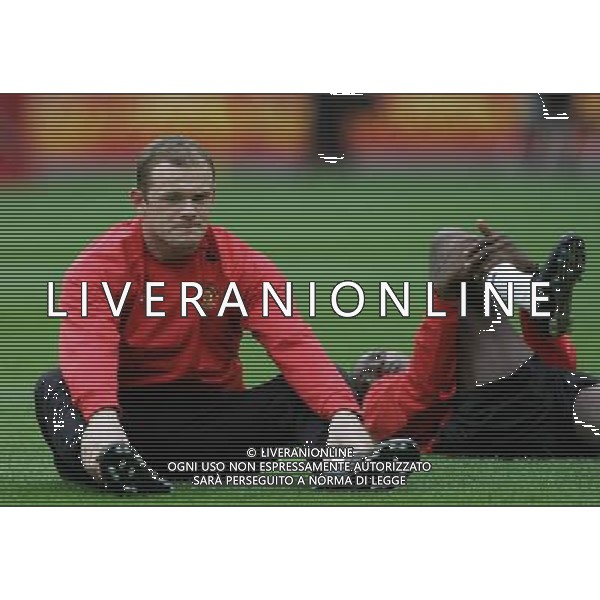 stadio Luzhniki Mosca (RUS) 20-05-2008 allenamento Manchester United nella foto wayne rooney ph marco luzzani/ag aldo liverani s.a.s.