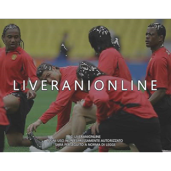 stadio Luzhniki Mosca (RUS) 20-05-2008 allenamento Manchester United nella foto cristiano ronaldo ph marco luzzani/ag aldo liverani s.a.s.