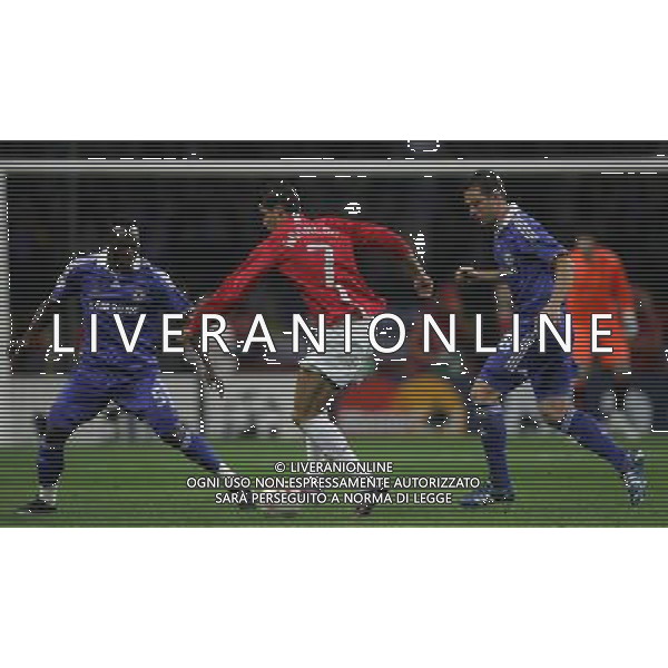 Manchester United - Chelsea Finale Champions League Mosca 21/05/2008 nella foto cristiano ronaldo, frank lampard ed essien ph luzzani/Ag. Aldo Liverani Sas