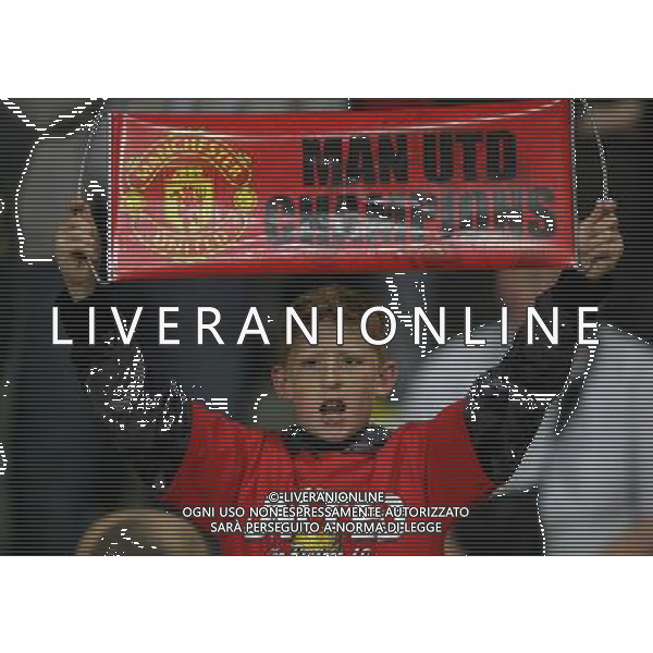Manchester United - Chelsea Finale Champions League Mosca 21/05/2008 nella foto tifosi del manchester ph luzzani/Ag. Aldo Liverani Sas