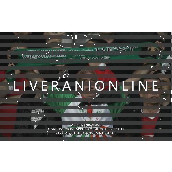 Manchester United - Chelsea Finale Champions League Mosca 21/05/2008 nella foto tifosi del manchester ph luzzani/Ag. Aldo Liverani Sas