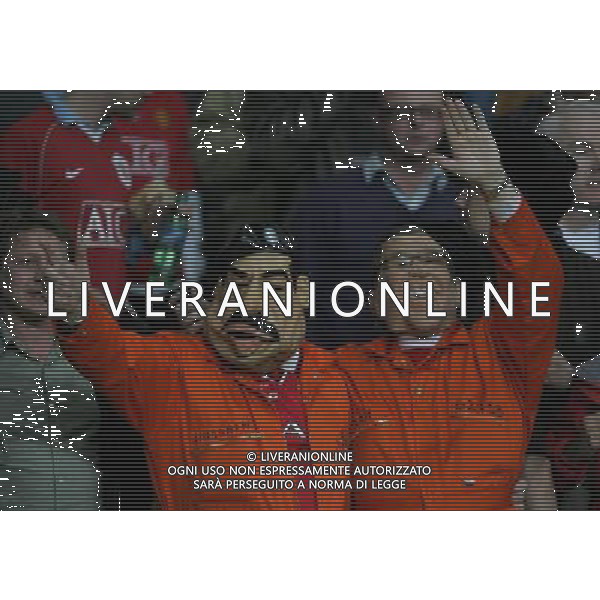 Manchester United - Chelsea Finale Champions League Mosca 21/05/2008 nella foto tifosi del manchester ph luzzani/Ag. Aldo Liverani Sas