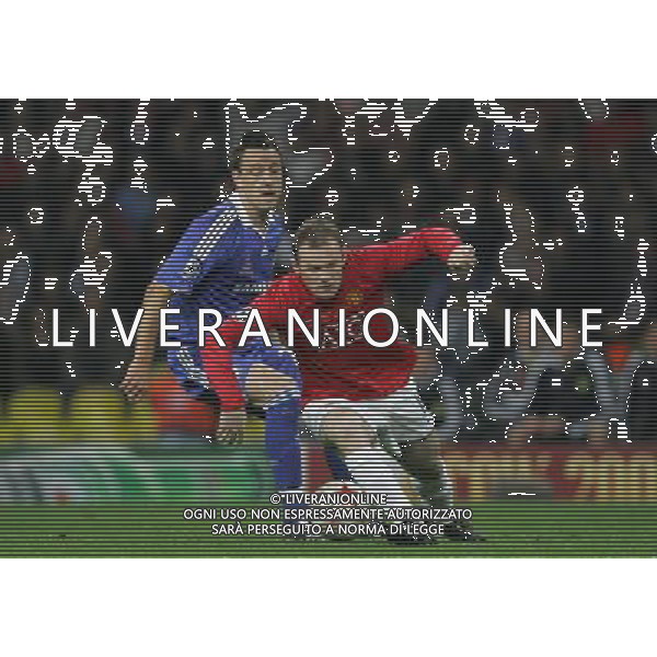 Manchester United - Chelsea Finale Champions League Mosca 21/05/2008 nella foto wayne rooney e john terry ph luzzani/Ag. Aldo Liverani Sas