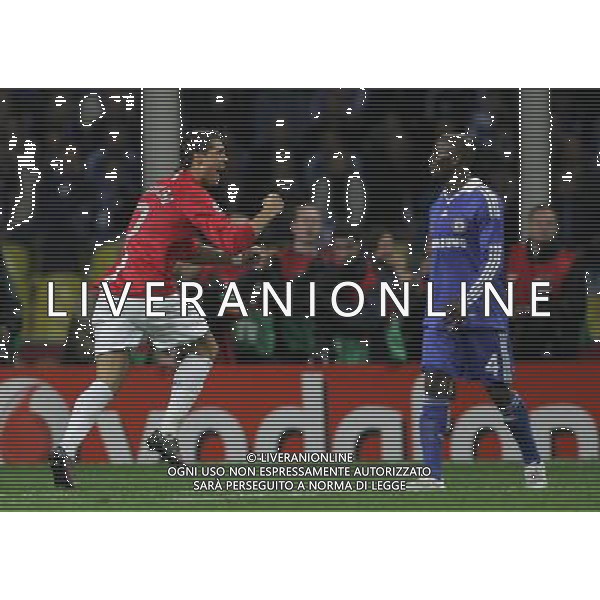 Manchester United - Chelsea Finale Champions League Mosca 21/05/2008 nella foto esultanza dopo il gol di cristiano ronaldo del 1-0 ph luzzani/Ag. Aldo Liverani Sas