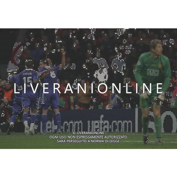 Manchester United - Chelsea Finale Champions League Mosca 21/05/2008 nella foto esultanza dopo il gol del pareggio di frank lampard del 1-1 ph luzzani/Ag. Aldo Liverani Sas