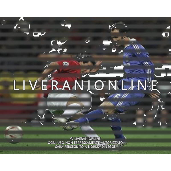 Manchester United - Chelsea Finale Champions League Mosca 21/05/2008 nella foto carlos tevez e carvalho ph Luzzani/Ag. Aldo Liverani Sas