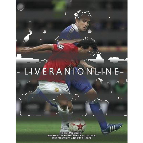 Manchester United - Chelsea Finale Champions League Mosca 21/05/2008 nella foto carlos tevez e frank lampard ph Luzzani/Ag. Aldo Liverani Sas