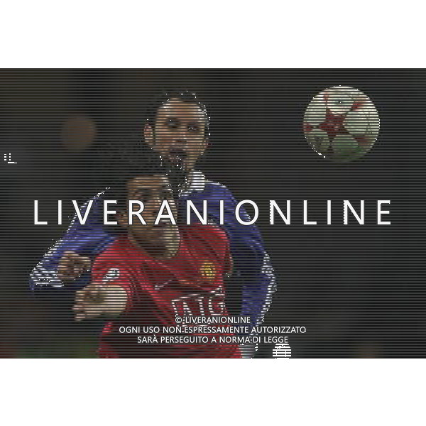 Manchester United - Chelsea Finale Champions League Mosca 21/05/2008 nella foto carlos tevez e carvalho ph Luzzani/Ag. Aldo Liverani Sas