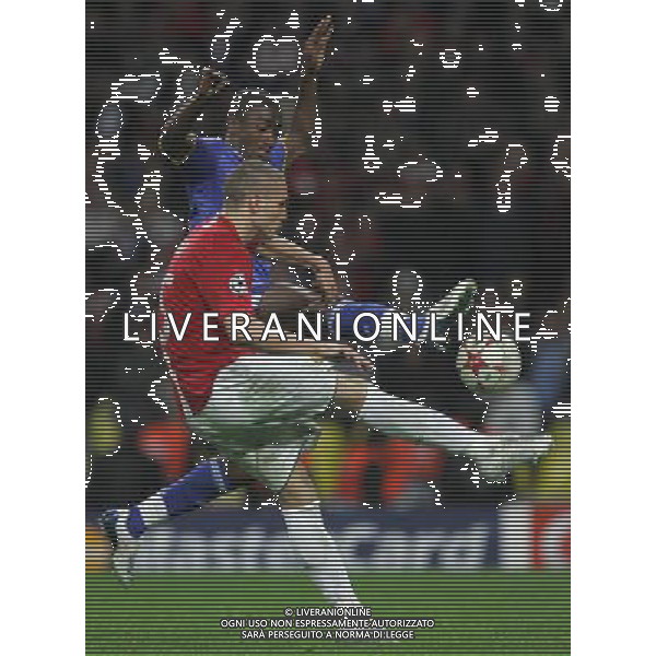 Manchester United - Chelsea Finale Champions League Mosca 21/05/2008 nella foto vidic e malouda ph Luzzani/Ag. Aldo Liverani Sas