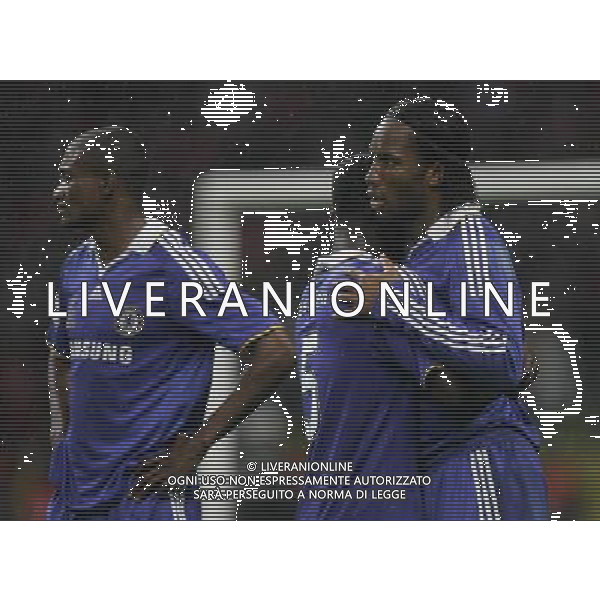 Manchester United - Chelsea Finale Champions League Mosca 21/05/2008 nella foto espulsione di didier drogba ph Luzzani/Ag. Aldo Liverani Sas