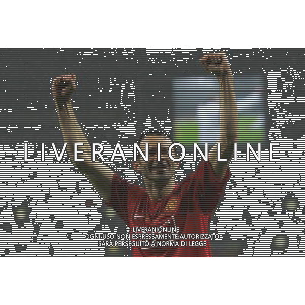 Manchester United - Chelsea Finale Champions League Mosca 21/05/2008 nella foto esultanza dei giocatori del manchester che festeggiano la vittoria - ryan giggs ph Luzzani/Ag. Aldo Liverani Sas