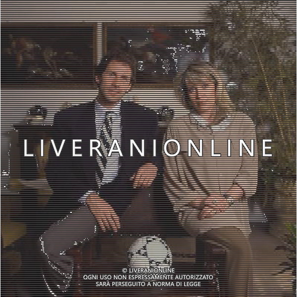 ARCHIVIO ALDO LIVERANI S A S NELLA FOTO FRANCO BARESI CON LA MOGLIE MAURA LARI AG ALDO LIVERANI