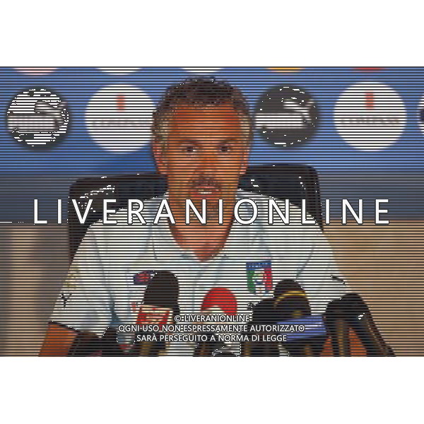 Raduno della Nazionale Italiana di calcio a Coverciano 25/05/2008 nella foto Roberto Donadoni durante la conferenza stampa di questo pomeriggio ph Bucco/Ag. Aldo Liverani sas