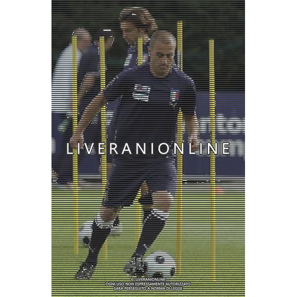 Raduno della Nazionale Italiana di calcio a Coverciano 25/05/2008 nella foto fabio Cannavaro e Andrea Pirlo durante il primo giorno di allenamento ph Bucco/Ag. Aldo Liverani sas
