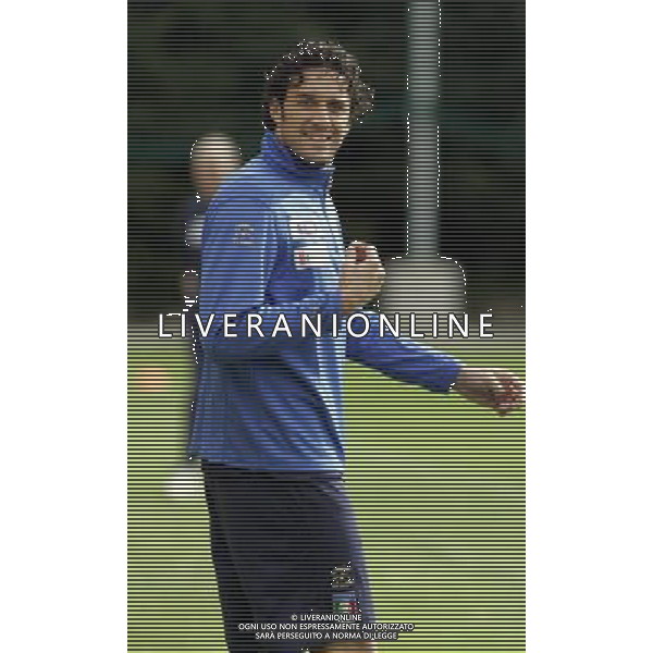 Raduno della Nazionale Italiana di Calcio a Coverciano 25/05/2008 nella foto Luca Toni durante il primo giorno di allenamento ph bucco/Ag. Aldo Liverani Sas