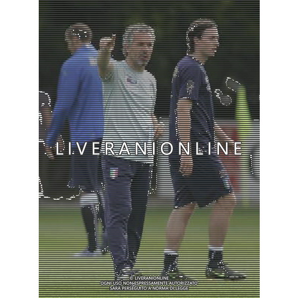 Raduno della Nazionale Italiana di Calcio a Coverciano 25/05/2008 nella foto roberto Donadoni durante il primo giorno di allenamento ph bucco/Ag. Aldo Liverani Sas