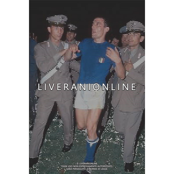 GIGI RIVA DURANTE GLI EUROPEI DEL 1968 IN ITALIA © AG. ALDO LIVERANI SAS 