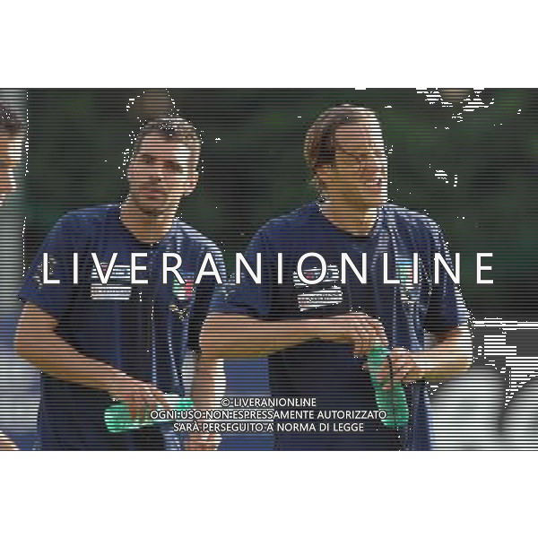 Raduno Nazionale di Calcio a Coverciano Coverciano(FI) - 27.05.2008 Nella Foto:AMBROSINI MASSIMO-PERROTTA SIMONE /Ph.Vitez-Ag. Aldo Liverani