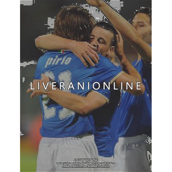 Partita Amichevole Firenze - 30.05.2008 Italia-Belgio Nella Foto:di natale esulta /Ph.Vitez-Ag. Aldo Liverani