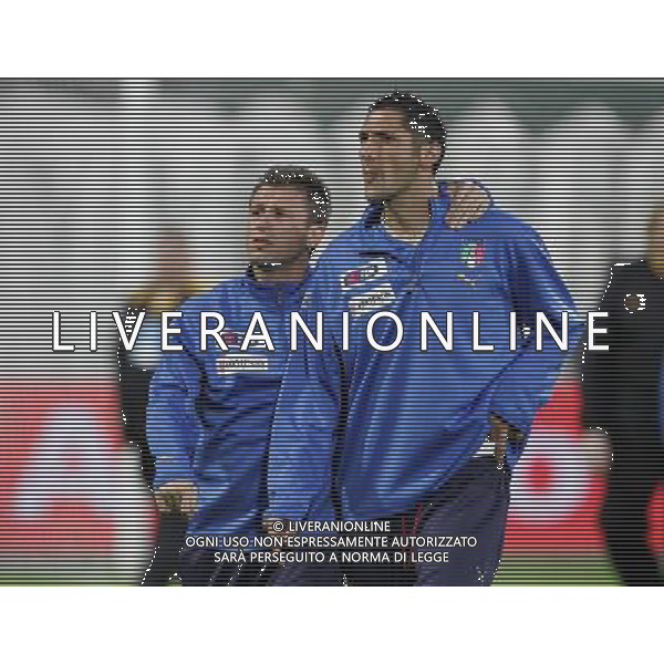 Partita Amichevole Firenze - 30.05.2008 Italia-Belgio Nella Foto:cassano-materazzi /Ph. Luzzani-Ag. Aldo Liverani